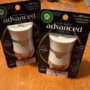 5/$25 Air Wick Advanced Plug-In Scented Oil Warmer - White and Gold